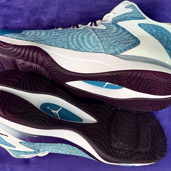 Nike Air Jordan Super Fly 3 PE Promo Sample Size 16 Teal Purple White Unreleased main image 7